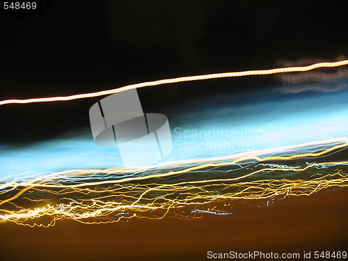 Image of light trails