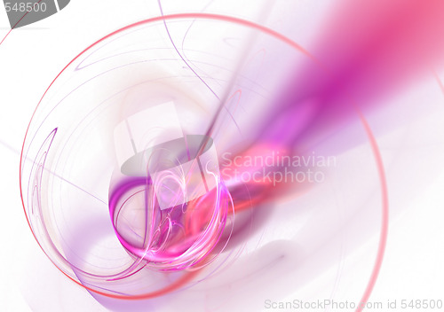 Image of Abstract Pink Swirl