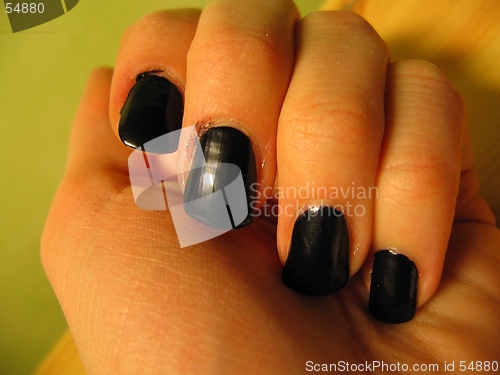 Image of black nails