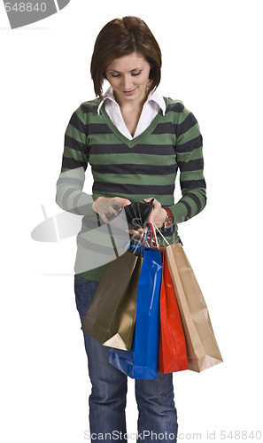 Image of Woman out shopping