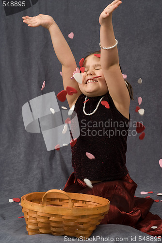 Image of Child Throwing Confetti