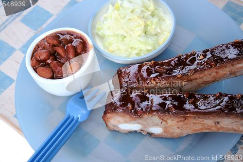 Image of barbecued ribs 