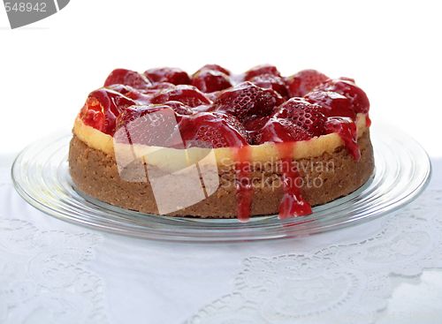 Image of strawberry cheesecake