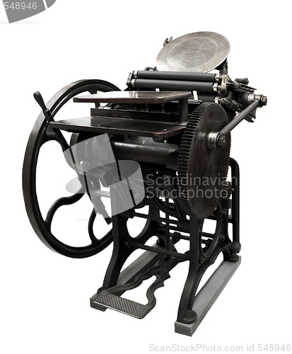 Image of antique letterpress from 1888