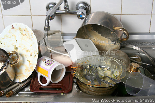 Image of Dish washing