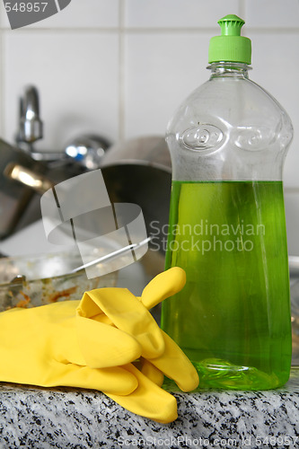 Image of Dish washing