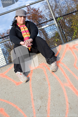 Image of Girl at the Skate Park