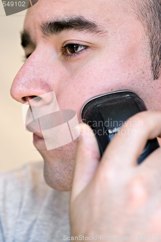 Image of Young Man Shaving