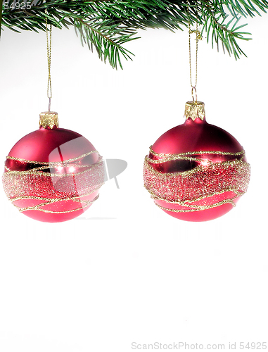 Image of Christmas ornaments