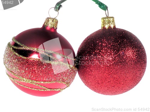 Image of Christmas red balls