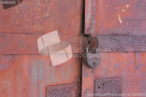 Image of Rusty iron gates