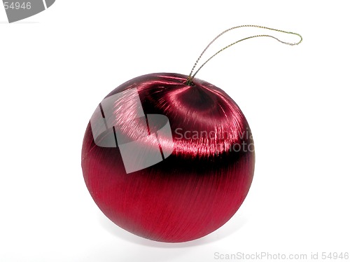Image of Christmas red ball