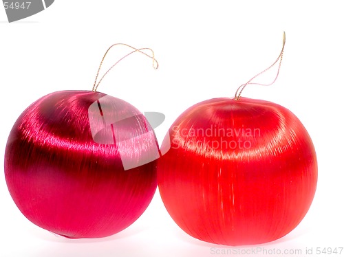 Image of Christmas red balls