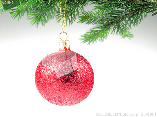 Image of Christmas red ball