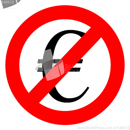 Image of Free of charge anti euro sign