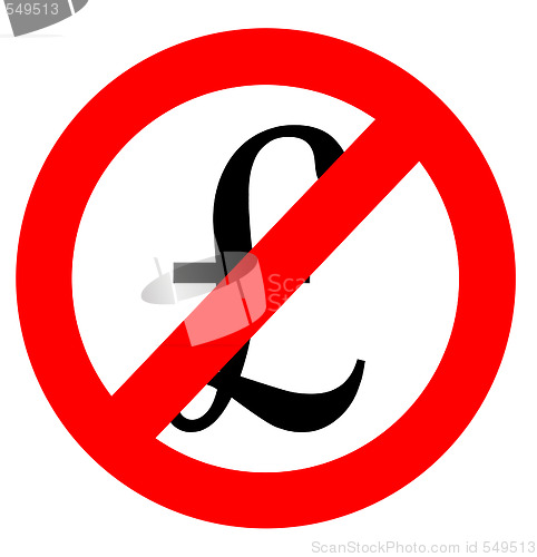 Image of Free of charge anti pound sign