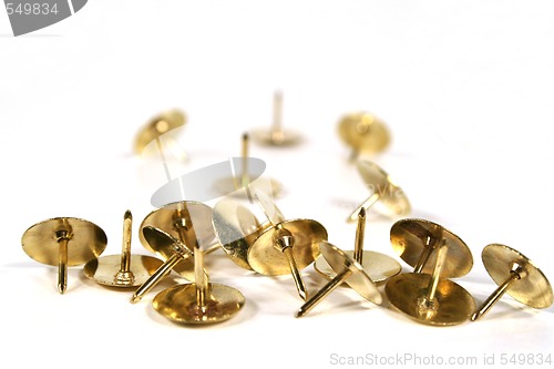 Image of Scattered Thumb Tacks