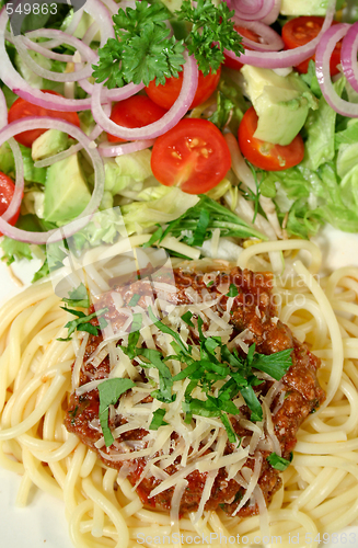 Image of Bolognese And Salad