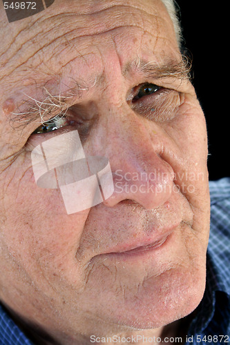 Image of Worried Senior Man