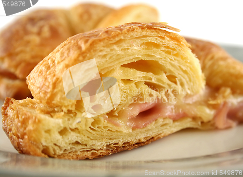 Image of Melted Cheese And Ham Croissant