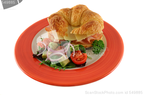 Image of Cheese And Ham Croissant 1