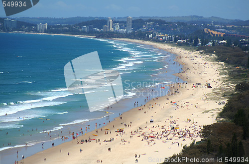 Image of Surfers Paradise Beach Gold Coast