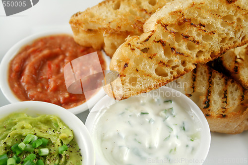 Image of Turkish Bread And Dips 1