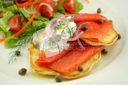 Image of Smoked Trout On Fritters