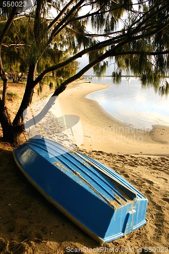 Image of Boat By The Beach