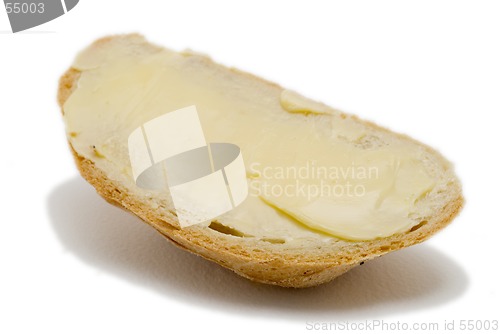 Image of Buttered bread crust