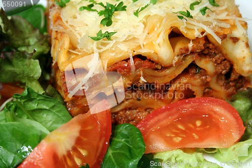 Image of Lasanga And Salad 2