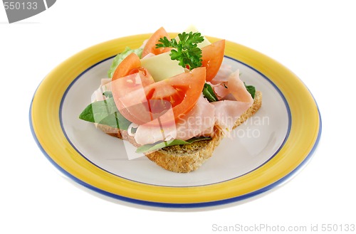 Image of Open Sandwich 1