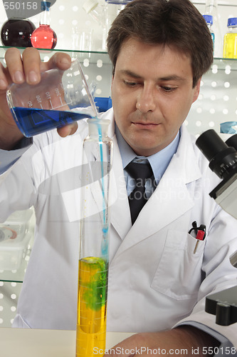 Image of Scientist at work