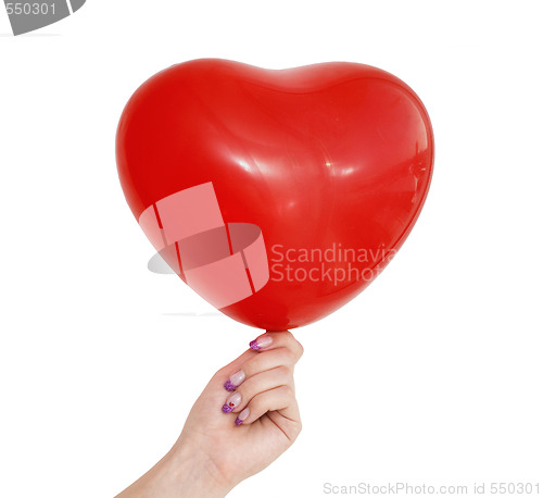 Image of balloon in hand