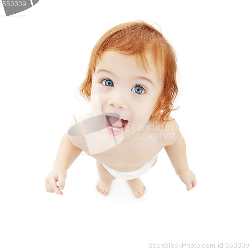 Image of baby boy in diaper