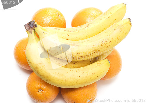 Image of bananas and oranges