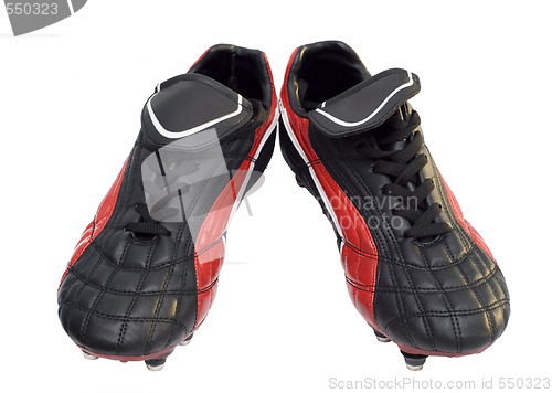 Image of boots over white