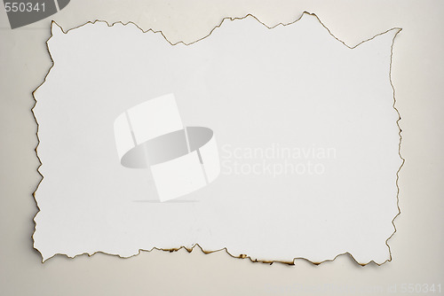 Image of burnt old paper