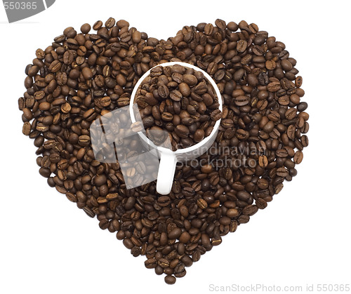 Image of coffee heart