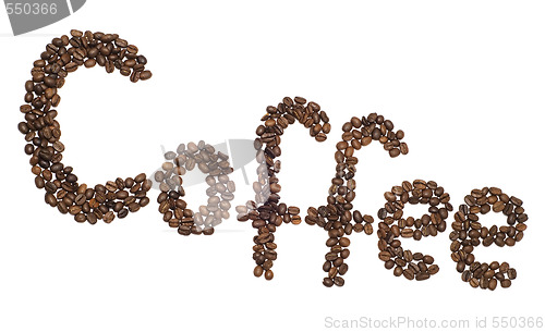 Image of coffee inscription