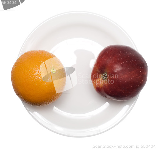 Image of fruits on plate