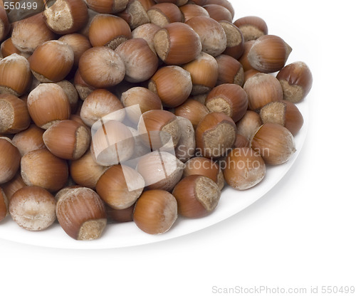 Image of hazelnuts in plate