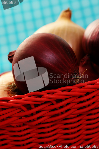 Image of basket of onions