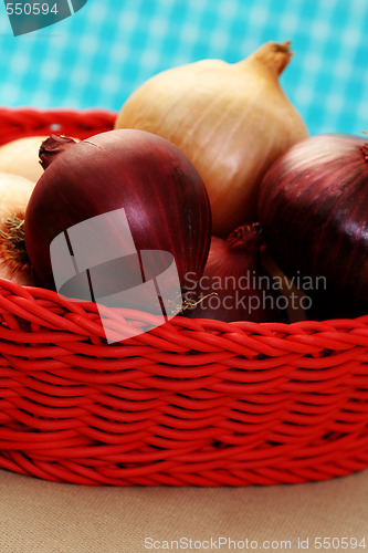 Image of basket of onions