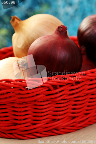 Image of basket of onions