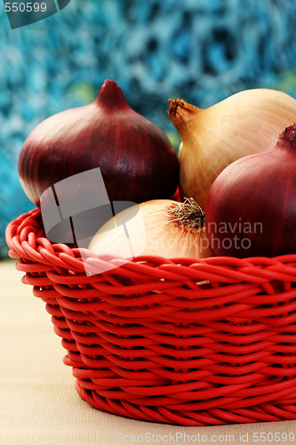 Image of basket of onions