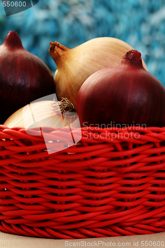 Image of basket of onions