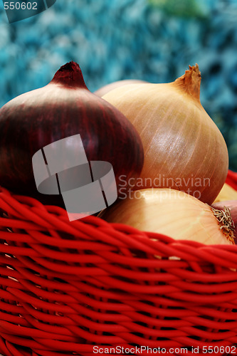 Image of basket of onions