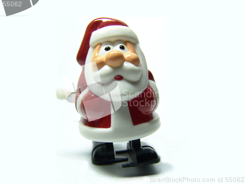 Image of marching santa claus