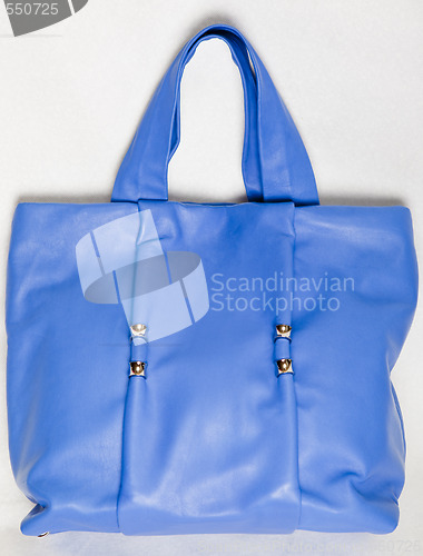 Image of Fashionable blue Handbag